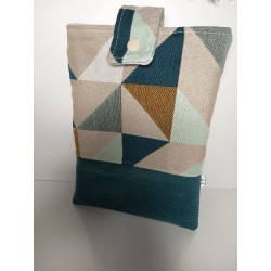 Pochette à livre formes géométriques