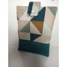 Pochette à livre formes géométriques