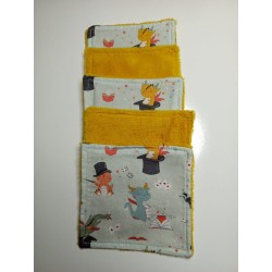 Lingettes DRAGON lot de 5
