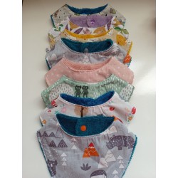 Bavoir Bandana – Style & Douceur pour Bébé