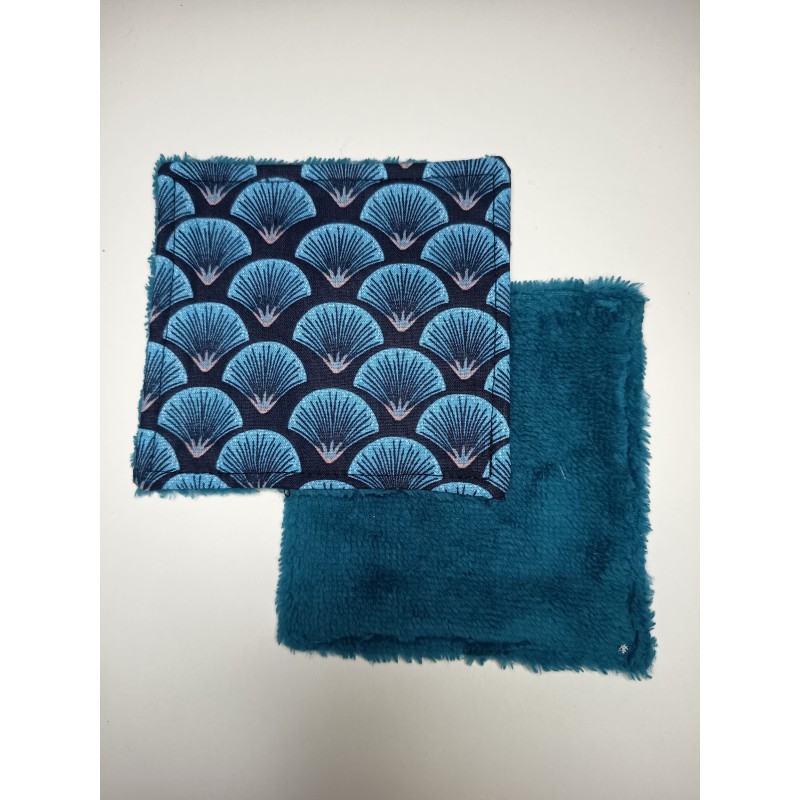 Lingettes bleu lot de 5