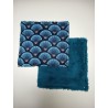 Lingettes bleu lot de 5