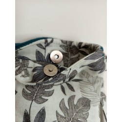 Pochette à portable bleue