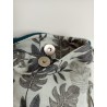 Pochette à portable bleue