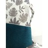 Pochette à portable bleue