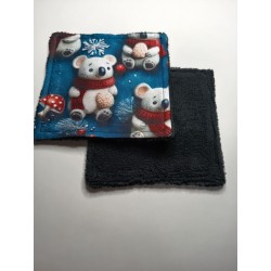 Lingettes bleu nounours lot de 5