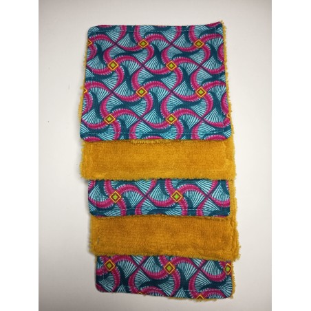 Lingettes colorés lot de 5