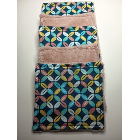 Lingettes forme géométriques lot de 5