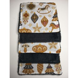 Lingettes noël lot de 5