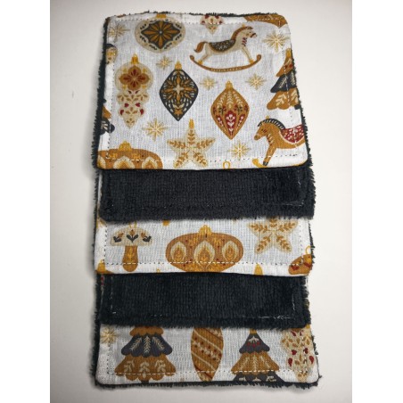 Lingettes noël lot de 5