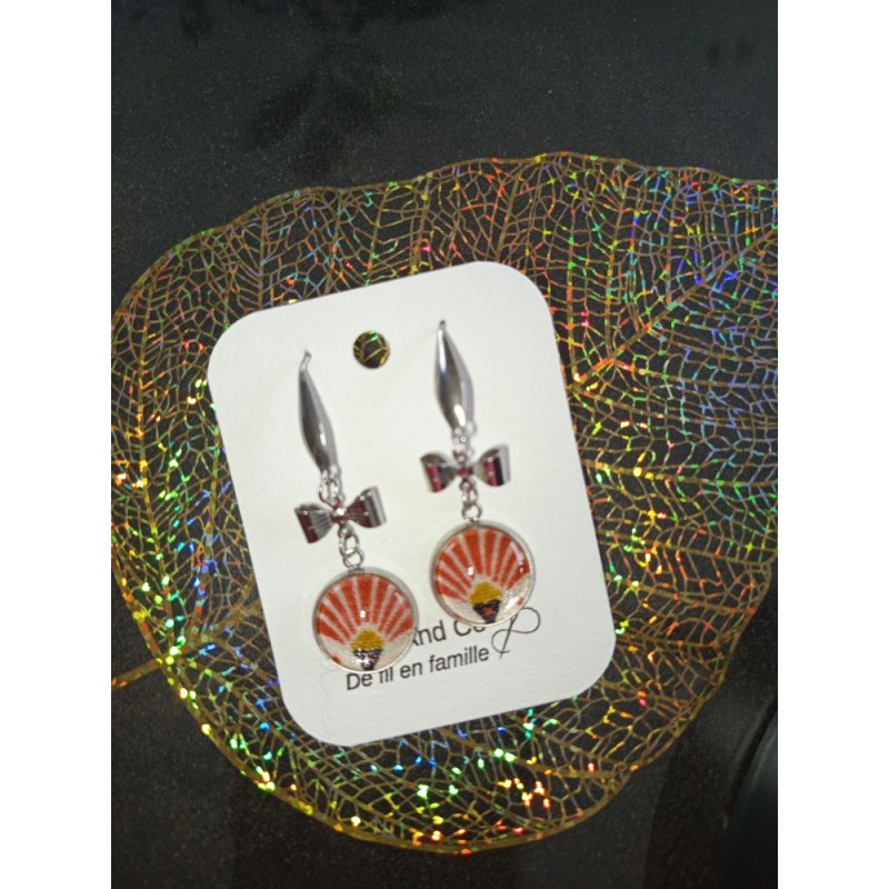 Boucles d'oreilles nœud