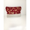 Trousse rouge et dorée