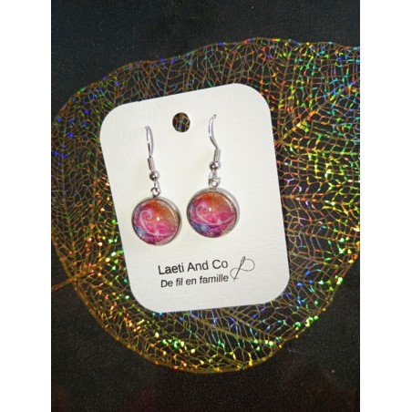 Boucles d’oreilles rondes