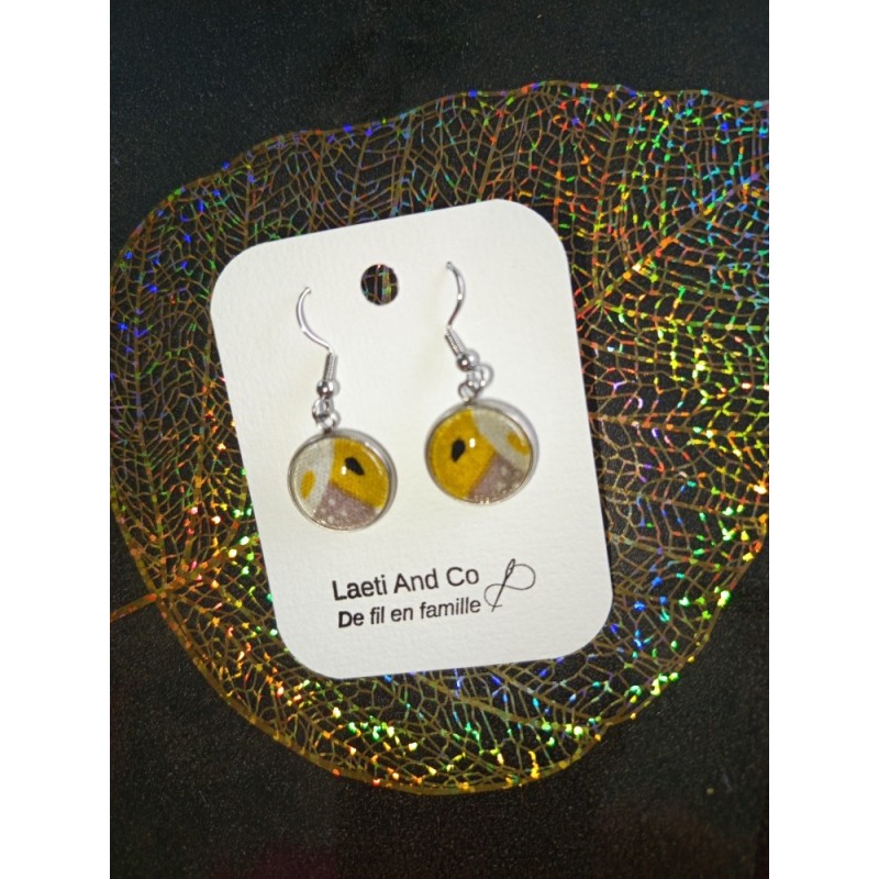 Boucles d’oreilles rondes