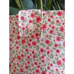 Pochette à livre floral