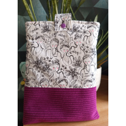 Pochette à livre visage