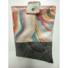 Pochette à livre arc-en-ciel